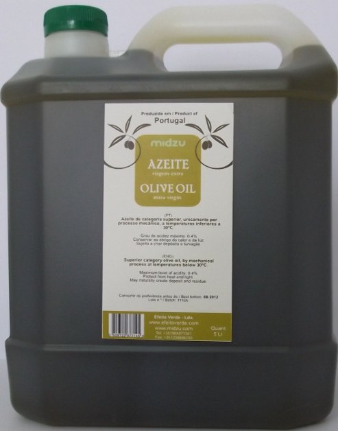 Azeite virgem extra Midzu 5Lt 